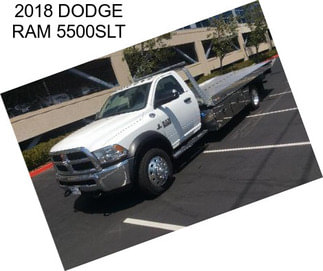 2018 DODGE RAM 5500SLT