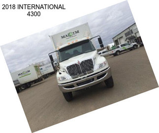 2018 INTERNATIONAL 4300