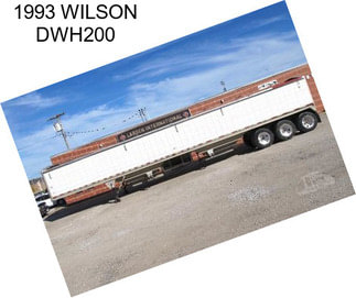 1993 WILSON DWH200