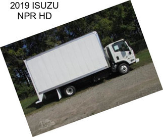 2019 ISUZU NPR HD