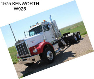 1975 KENWORTH W925