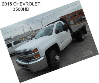 2015 CHEVROLET 3500HD