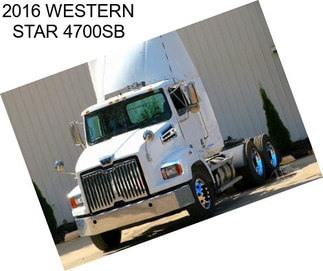 2016 WESTERN STAR 4700SB