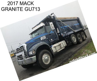 2017 MACK GRANITE GU713