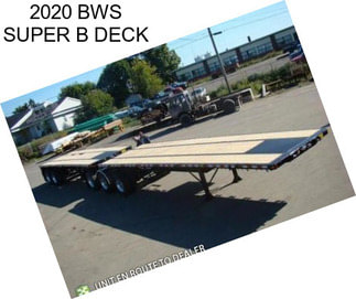 2020 BWS SUPER B DECK