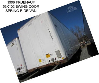 1996 FRUEHAUF 53X102 SWING DOOR SPRING RIDE VAN