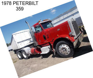 1978 PETERBILT 359