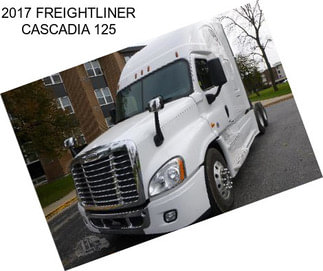 2017 FREIGHTLINER CASCADIA 125