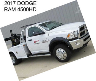 2017 DODGE RAM 4500HD