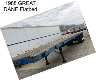 1988 GREAT DANE Flatbed