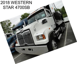 2018 WESTERN STAR 4700SB