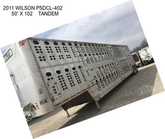 2011 WILSON PSDCL-402    50\' X 102\