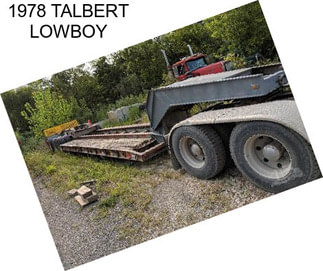 1978 TALBERT LOWBOY