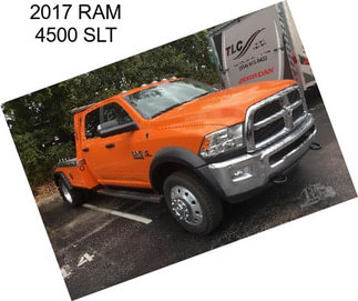 2017 RAM 4500 SLT