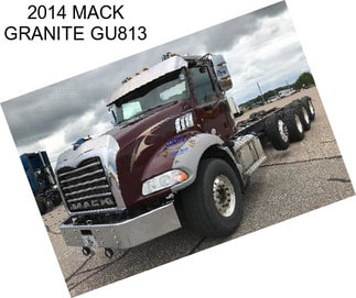 2014 MACK GRANITE GU813