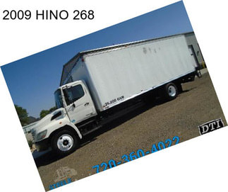 2009 HINO 268