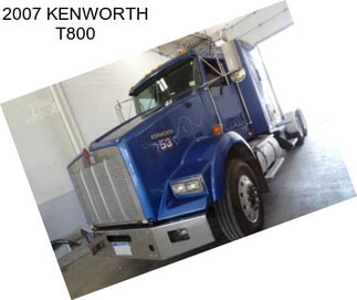 2007 KENWORTH T800