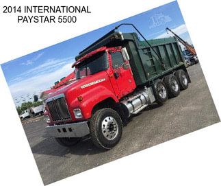 2014 INTERNATIONAL PAYSTAR 5500