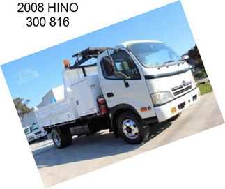 2008 HINO 300 816