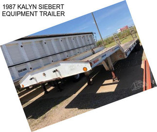 1987 KALYN SIEBERT EQUIPMENT TRAILER