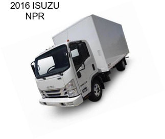 2016 ISUZU NPR