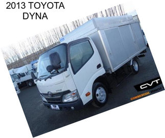 2013 TOYOTA DYNA