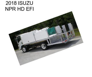 2018 ISUZU NPR HD EFI