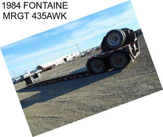 1984 FONTAINE MRGT 435AWK