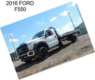 2016 FORD F550