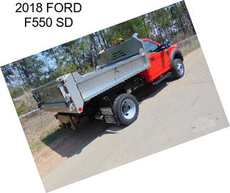 2018 FORD F550 SD