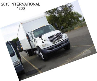 2013 INTERNATIONAL 4300