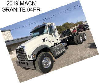 2019 MACK GRANITE 64FR