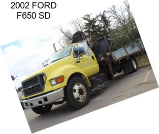 2002 FORD F650 SD