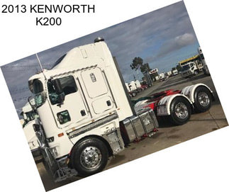 2013 KENWORTH K200