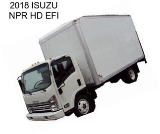 2018 ISUZU NPR HD EFI