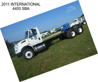 2011 INTERNATIONAL 4400 SBA