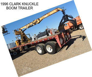 1996 CLARK KNUCKLE BOOM TRAILER