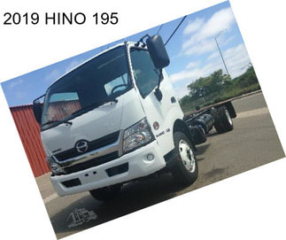 2019 HINO 195