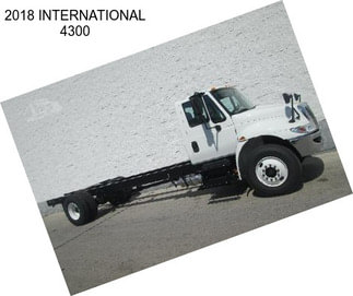 2018 INTERNATIONAL 4300