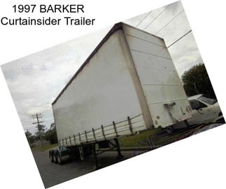 1997 BARKER Curtainsider Trailer