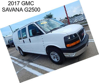 2017 GMC SAVANA G2500