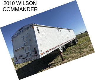 2010 WILSON COMMANDER