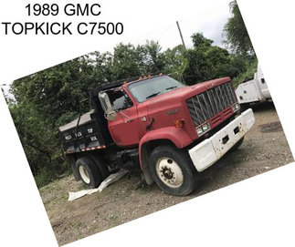 1989 GMC TOPKICK C7500