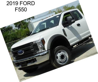 2019 FORD F550