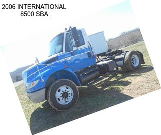 2006 INTERNATIONAL 8500 SBA