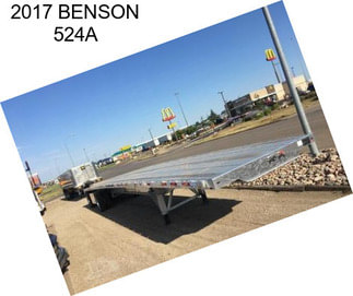 2017 BENSON 524A