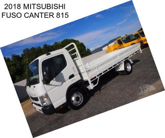 2018 MITSUBISHI FUSO CANTER 815