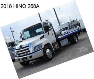 2018 HINO 268A