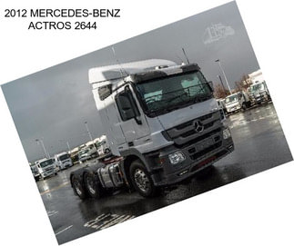 2012 MERCEDES-BENZ ACTROS 2644