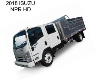 2018 ISUZU NPR HD